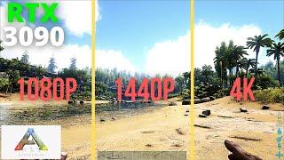 ARK: Survival Evolved | 1080p vs 1440p vs 4K // RTX 3090 + Ryzen 7 5800X