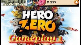 Hero zero - Gameplay #1 - 2000 donuts ! ( 30 level in 1 day !)