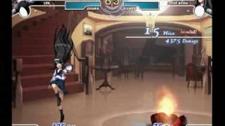 MBAA PS2: Seifuku Akiha gameplay movie 01