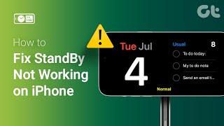 How To Fix StandBy Not Working on iPhone | iOS 17 Software Update | Quick Fixes