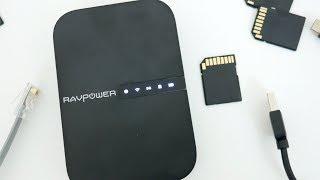 RAVPower File Hub: All-In-One Powerbank, Router & File Manager (the Ultimate Travel Gadget!)