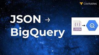 How to load JSON array to BigQuery