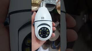 v380 bulb camera installed on shop review | v380 the best mobail wifi camera