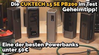 CUKTECH 15 SE PB200 – Top Powerbank für USB-C, UFCS und PPS Nutzer im Test (unter 50€)