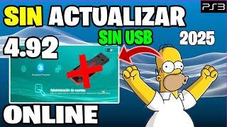 INICIA SESIÓN SIN ACTUALIZAR A 4.92 PS3 SIN USB 