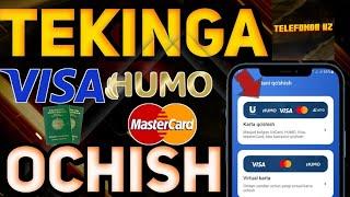 ONLINE VISA MASTERCARD HUMO KARTA OCHISH 2023 