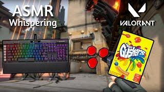 ASMR Gaming | VALORANT EATING GUSHERS + WHISPERING | Chewing Sounds 