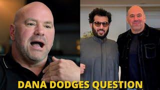 Dana White gets CONFRONTED on Saudi Arabia funding Mexican UFC Noche event