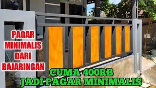 CARA MEMBUAT PAGAR MINIMALIS DARI BAJARINGAN DENGAN BUDGET CUMA 400RB