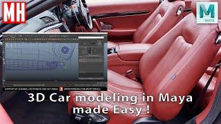 3D Car Modeling in Maya 2020 made Easy ! Part #7