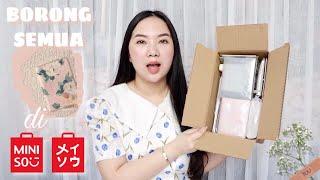 LAZADA HAUL DOMPET MURAH ABIS DI MINISO |Dompet Lipat, Dompet panjang, Dompet hp!!