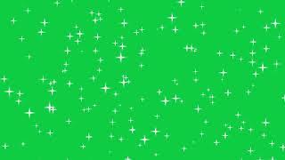 HD Green Screen | MEDIUM TWINKLE STARS effect 5 minutes long