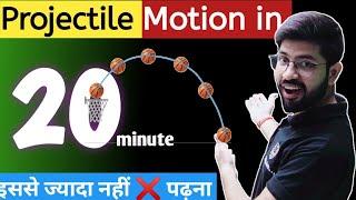 Projectile motion Physics Class 11 | Projectile motion One shot | What is Projectile motion JEE NEET