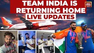 LIVE | Team India Returning Via Special Charter, Open Bus Parade In Mumbai After Meeting PM