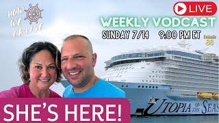  LIVE! Utopia of the Seas First Sailing | We're Ready to Board