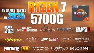 Ryzen 7 5700G in Early 2025 : Test in 15 Games - is it still Good for Gaming?