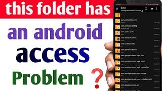 This folder has an Android access restriction Zarchiver | How To Access data/obb Android 13