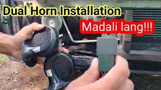 Dual Snail Horn Installation with Relay Step by Step Procedure