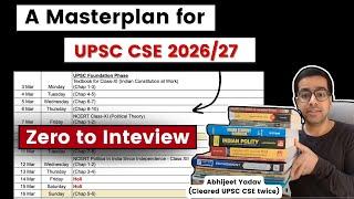 Perfect Plan for UPSC 2026 with daily targets | Strategy for UPSC CSE 2026