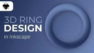 Create a Twisting 3D Ring Effect in Inkscape
