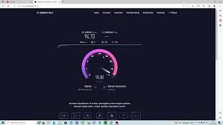 SpeedTest Wifi Biznet Paket Home Internet 1C 100Mbps pakai Kabel LAN dan Router TP-Link wr840n