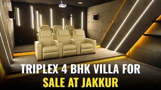 Triplex 4 BHK Villa For Sale At Jakkur | North Facing | A Khata | Value Add Realty