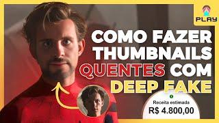 Troque rosto de imagens desse jeito!! Faça Thumbnail VIRAL com isso!