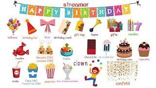 Happy Birthday! Learn Many Happy Birthday Words in English