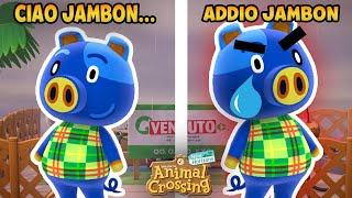 MANDO VIA JAMBON E VADO A CACCIA DI 10 ABITANTI  Animal Crossing New Horizons