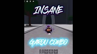 INSANE GAROU COMBO || The Strongest Battlegrounds #battleground #roblox #garou