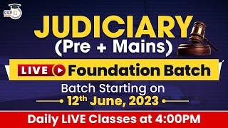 StudyIQ Launches Judiciary Live Foundation Batch | StudyIQ Judiciary
