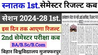 brabu 1st semester result 2024-28: brabu university first semester result कब तक जारी होगा