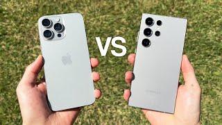 iPhone 15 Pro Max vs Galaxy S24 Ultra - WHAT A DIFFERENCE!
