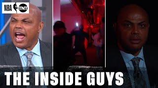 "What the hell happened?!?!"  | Chuck's Guarantee Caused A Blackout In Studio J | NBA on TNT