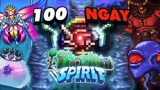 Mình đã *HOÀN THÀNH 100 NGÀY* trong Terraria Thorium + Spirit Mod | FULL MOVIE