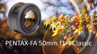 Pentax FA 50mm f1.4 Classic. A new lens with classic optics, great bokeh and amazing rainbow flares.