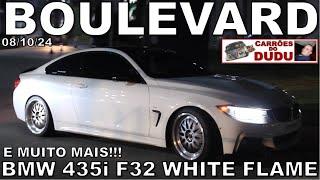 BMW 435i F32 WHITE FLAME E MUITO MAIS ESPORTIVOS SHOPPING BOULEVARD 08/10/24 CTB BR DUDU CARRÕES