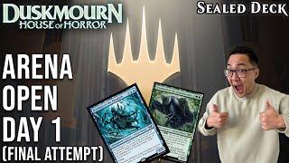 Best Sealed Ever In My Final Attempt For $2000! | Arena Open Day 1 | Duskmourn Sealed | MTGA