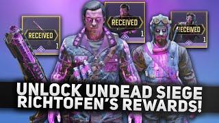 How to Unlock Turned Dempsey/Nikolai & Shorty Aether Machine - Richtofen's Rewards in Undead Siege!