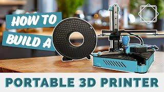 3D Printer that fits in a Filament Box - Build Video - Positron/JourneyMaker