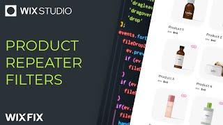 Ecommerce Product List Repeater Filter | Wix Fix