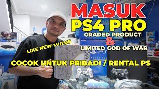 MASUK LAGI PS4 PRO LIMITED GOW & GRADED PRODUCT SANGAT REKOMENDED UNTUK RENTAL PS