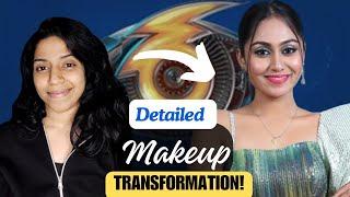 Sreethu Krishnan | BBMS6 Contestant | Makeup Transformation | Niv Vin Arts