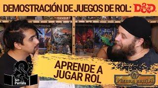 Demostración Juegos de rol: Dungeons and Dragons Español. Tutorial de RPG con D&D en #AnilloRolTube