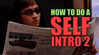 How to Do a Self Intro 2