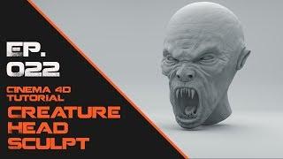 Sculpt a Creature Head in Cinema 4D