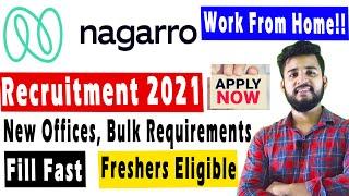 Nagarro Off Campus Drive 2021 | Work From Home Jobs | Nagarro Jobs For Freshers