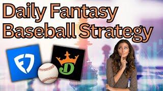 Common Daily Fantasy Baseball Strategy #DFSPicksWithMath #dfspicks #MLB