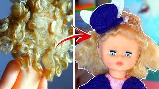 Из МОЧАЛКИ в ЗАЙКУ! Куклы с Чердака ДО ПОСЛЕ! Как расчесать волосы кукле. Как починить куклу.