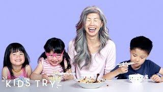 Kids Try Their Moms' Family Recipes | Kids Try | HiHo Kids
